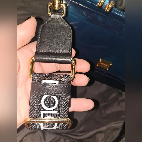 Dolce & Gabbana Teal Blue Sicily Small Crossbody Bag - Picture 4 of 16